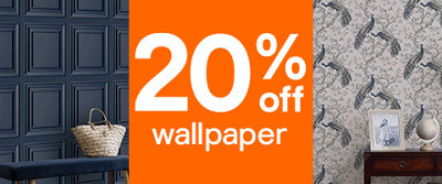 20% off selected wallpaper. Shop now. Terms & conditions apply, see the Promotional terms & conditions link in the footer of the page.