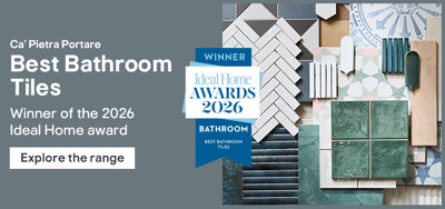 Ca'Pietra Portare. Best Bathroom Tiles. Winner of the 2026 Ideal Home award. Explore the range.