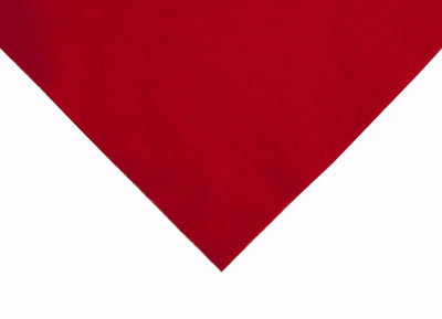 A/FELT 23X30CM PK10 - Felt: Acrylic: 23 x 30cm: Red: 10 Pieces - Trimits