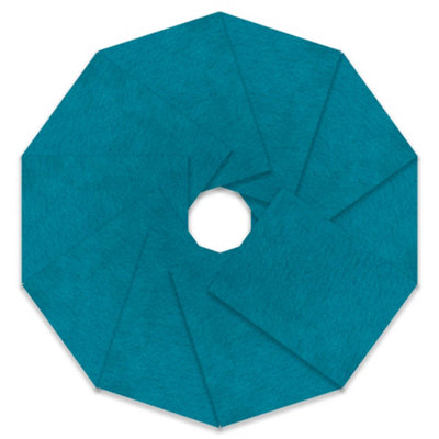 A/FELT 23X30CM PK10 - Felt: Acrylic: 23 x 30cm: Teal: 10 Pieces - Trimits