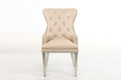 Cream knocker back deals chairs