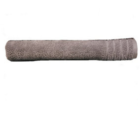 A&R Towels Organic Bath Towel Grey (One Size)