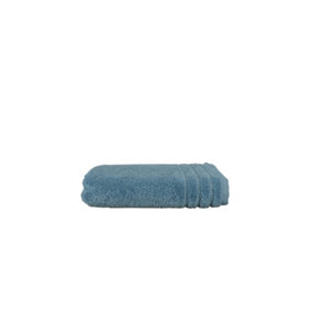 A&R Towels Organic Woven Hand Towel Blue (One Size)