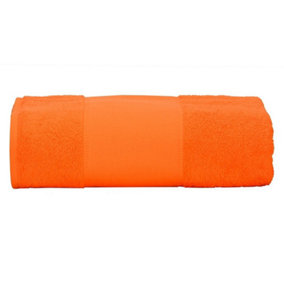 A&R Towels Print-Me Bath Towel Bright Orange (One Size)