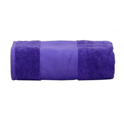 A&R Towels Print-Me Bath Towel Purple (One Size) Price Comparisons | Compare The Build