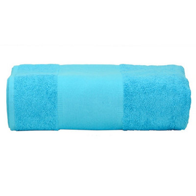 A&R Towels PrintMe Big Towel Aqua Blue (One Size) DIY at B&Q