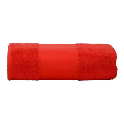 A&R Towels Print-Me Big Towel Fire Red (One Size) Price Comparisons | Compare The Build