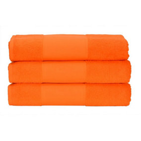 A&R Towels Print-Me Hand Towel Bright Orange (One Size)
