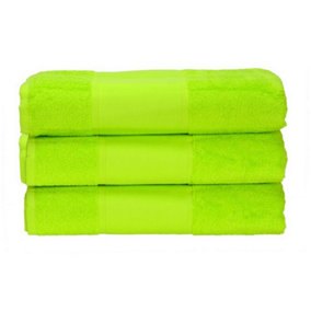 A&R Towels Print-Me Hand Towel Lime Green (One Size)