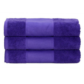 A&R Towels Print-Me Hand Towel Purple (One Size)