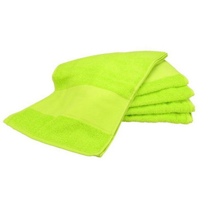 A&R Towels Print-Me Sport Towel Lime Green (One Size) Price Comparisons | Compare The Build
