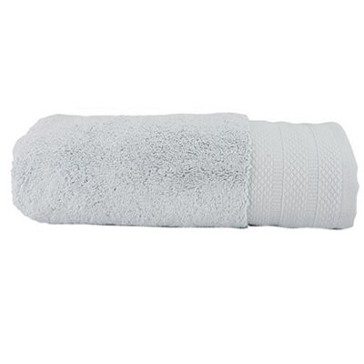 A&R Towels Pure Luxe Hand Towel Light Grey (One Size) DIY at B&Q