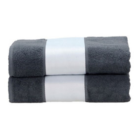 A&R Towels Subli-Me Bath Towel Graphite (One Size)