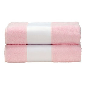 A&R Towels Subli-Me Bath Towel Light Pink (One Size)