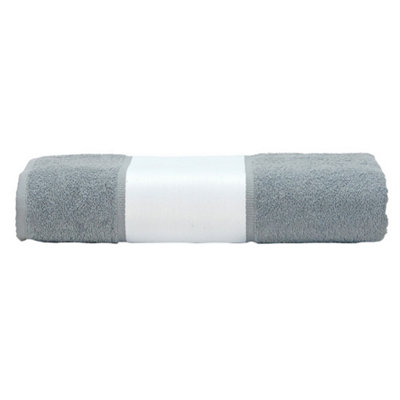 A&R Towels Subli-Me Hand Towel Anthracite Grey (One Size) | DIY at B&Q