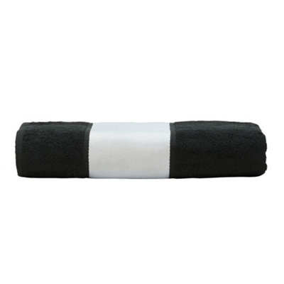 A&R Towels Subli-Me Hand Towel Black (One Size) Price Comparisons | Compare The Build