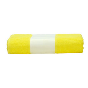 A&R Towels Subli-Me Hand Towel Bright Yellow (One Size)