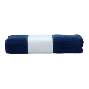 A&R Towels Subli-Me Hand Towel French Navy (One Size)