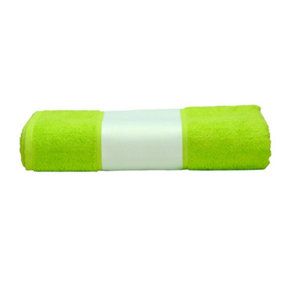 A&R Towels Subli-Me Hand Towel Lime Green (One Size)