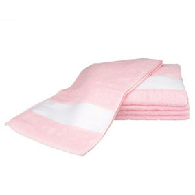 A&R Towels Subli-Me Sport Towel Light Pink (One Size)