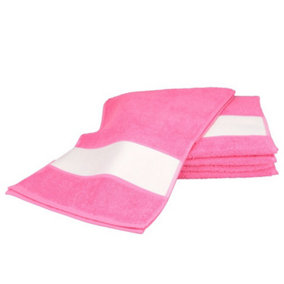 A&R Towels Subli-Me Sport Towel Pink (One Size)