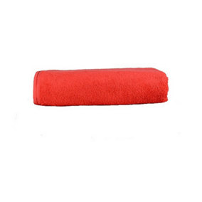 A&R Towels Ultra Soft Bath towel Fire Red (One Size)