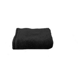 A&R Towels Ultra Soft Guest Towel Black (One Size)