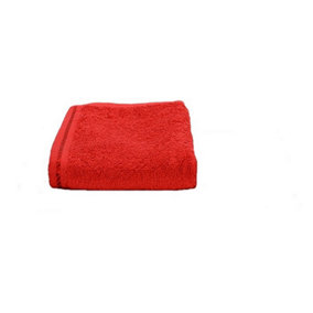 A&R Towels Ultra Soft Guest Towel Fire Red (One Size)