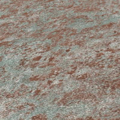 A.S. Creation David Vienna Metallic Copper & Green Industrial Wallpaper 39110-1