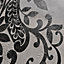 A.S. Creation Distressed Grey & Black Damask Wallpaper 37681-3