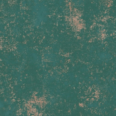 A.S. Creation Green & Copper Industrial Wallpaper 38832-1