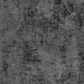 A.S Creation Industrial Concrete Textured Vinyl Wallpaper Black Copper Grey