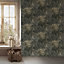A.S. Creation My Home My Spa Jungle Leaves Green & Brown Tropical Wallpaper 38356-3