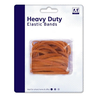 A Star Heavy Duty Elastic Bands Brown (50g)