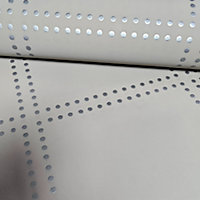 A Street Gridlock Taupe Geometric Metallic Dots Wallpaper FD22646