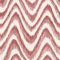 A Street Prints Ikat Material Effect Red White Wallpaper Bohemian Paste The Wall