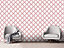 A Street Prints Mirabelle Dotted Harmony Red & White Wallpaper