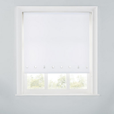 A.Unique Home Premium Quality Trimmable Square Eyelet Window Roller ...