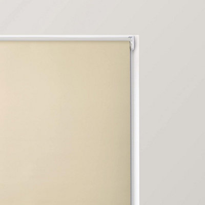 A.Unique Home Premium Quality Trimmable Square Eyelet Window Roller Blind - 5FT - NATURAL - 150CM (w) x 170cm (L)