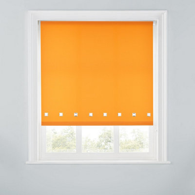A.Unique Home Premium Quality Trimmable Square Eyelet Window Roller ...