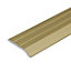 A01 900mm x 30mm 2.3mm Anodised Aluminium Door Threshold Ramp Profile - Gold, 0.9m
