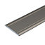A02 930mm x 30mm 2.7mm Anodised Aluminium Flat Door Threshold Strip - Inox, 0.93m