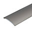 A03 30mm Anodised Aluminium Self Adhesive Door Threshold Strip - Inox, 0.93m
