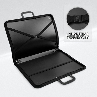A1 A2 A3 A4 Clear Artwork Carrying Bag Portfolio Art Folder School Holdall ( A1