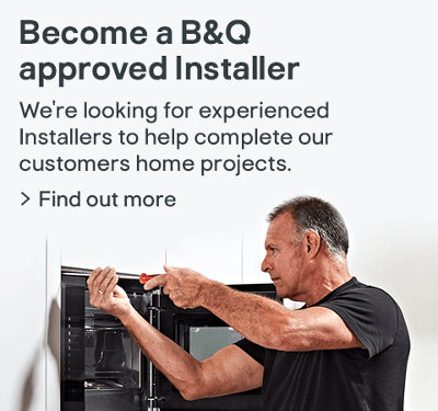 Become a B&Q approved installer. We're looking for experienced installers to help complete our customers home projects. Click to find out more.