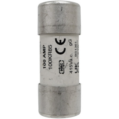 A1electrics 100 Amp House Mains Service Cut-Out Fuse 23x57mm 100A KR85 BS1361 - 4