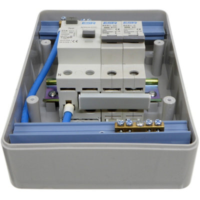 A1electrics 2 Way Consumer Unit with 40A 30mA A-Type RCD - 4