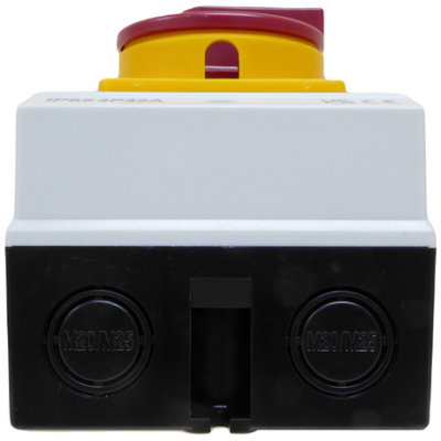 A1electrics 32 Amp Rotary Isolator Switch Disconnector 4 Pole or 3 Pole - IP65 Weatherproof - 230V 415V - 3