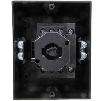 A1electrics 32 Amp Rotary Isolator Switch Disconnector 4 Pole or 3 Pole - IP65 Weatherproof - 230V 415V - 6
