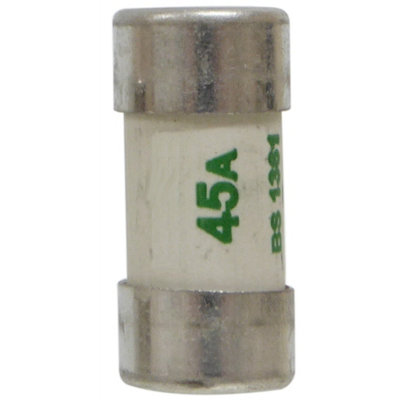 A1electrics 45 Amp Consumer Unit Fuses BS1361 Cartridge Fuse - UK Made Price Comparisons | Compare The Build